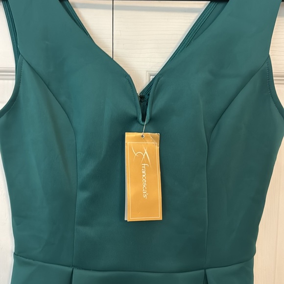 Emerald green lace cutout dress from Francesca’s- size S. - Picture 4 of 6